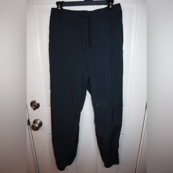 H&M Black jogger Pants with drawstring SIZE SMALL - Picture 1 of 3